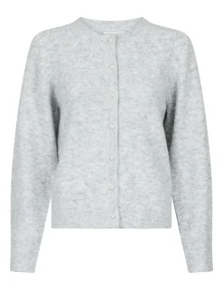 Neo Noir Nuna Strik Cardigan - Grå