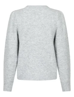 Neo Noir Nuna Strik Cardigan - Grå