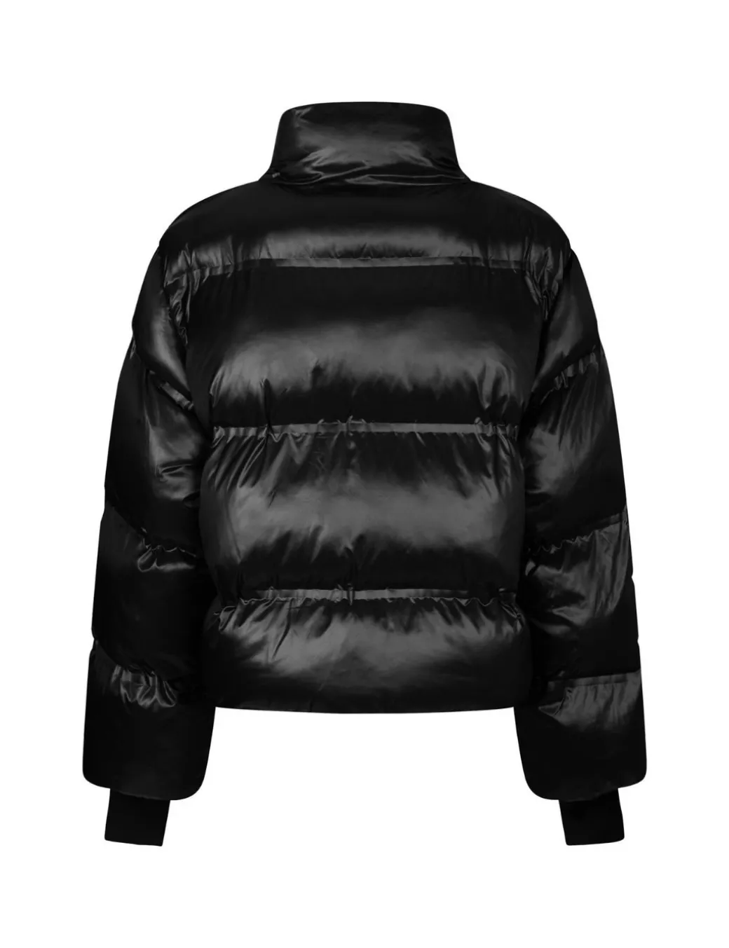 Neo Noir Rhea Shiny Pufferjakke - Sort