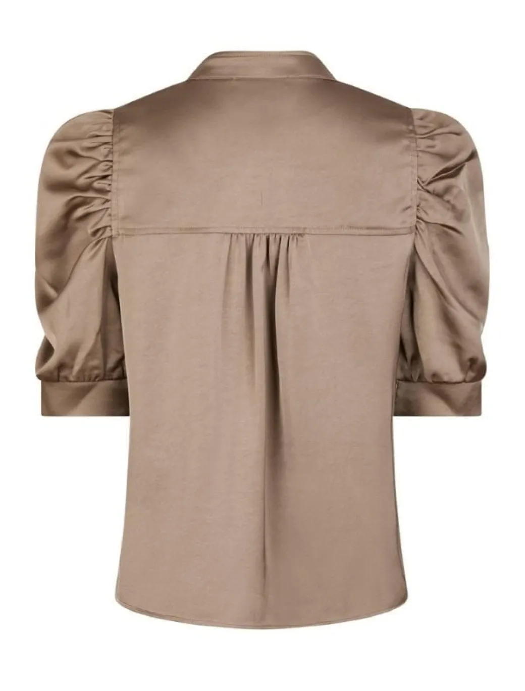Neo Noir Roella Heavy Sateen Bluse - Sand