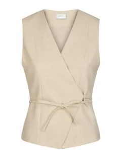Neo Noir Samara Melange Vest - Sand