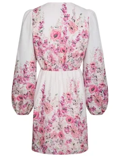 Neo Noir Semila Flower Print Kjole - Rosa