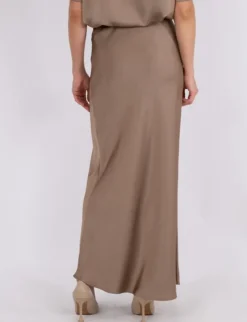 Neo Noir Vicky Heavy Sateen Nederdel - Bronze