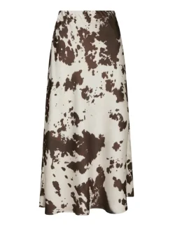 Neo Noir Viso Cow Print Nederdel - Print