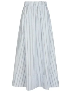 Neo Noir Yara Stripe Long Nederdel - Stribet
