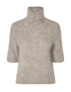 Second Female Karla Knit SS Strik - Grå