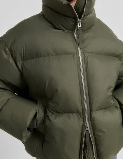 Second Female Riya Puffer Jakke - Army